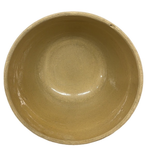 Antique Robinson Ransbottom RRP Pottery 305 Yellow Mixing Bowl Roseville Ohio - Picture 6 of 10